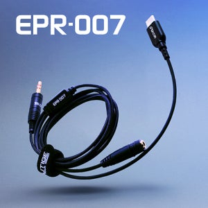 EPR-007 스테레오 오디오 스마트폰 라인인 녹음 영상 촬영 케이블 보컬 악기 라이브