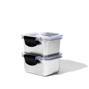 데어코 200 도시락통 1+1세트 직장인 스텐도시락통 겸 반찬통, 204퓨어+204퓨어