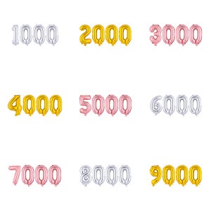 아트포유 천일 1000일 풍선 이벤트 세트 4P