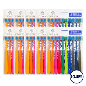 파이토메이드 저자극 초극세 프리미엄 칫솔 10개입, 10개