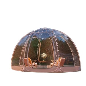 원터치 투명 감성 돔텐트 캠핑 쉘터 간편설치