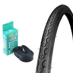 700X28C (28-622) 켄다 타이어+MUTE 700C FV 프레스타 튜브포함 세트구성