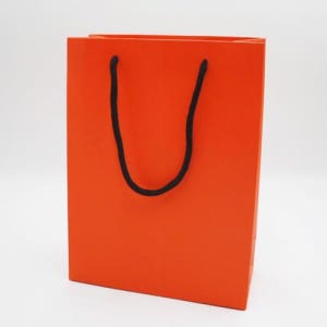 특4호 명품오렌지 코팅쇼핑백 200x90x270 100장단위판매
