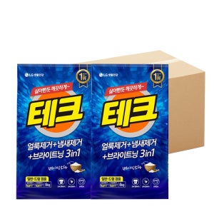 테크 6kgX2개입(1박스) 가루세제 일반드럼겸용 대용량 업소용 가정용