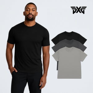 PXG 골프 25SS 남성 프리미엄 반팔 3PACK 티셔츠 세트