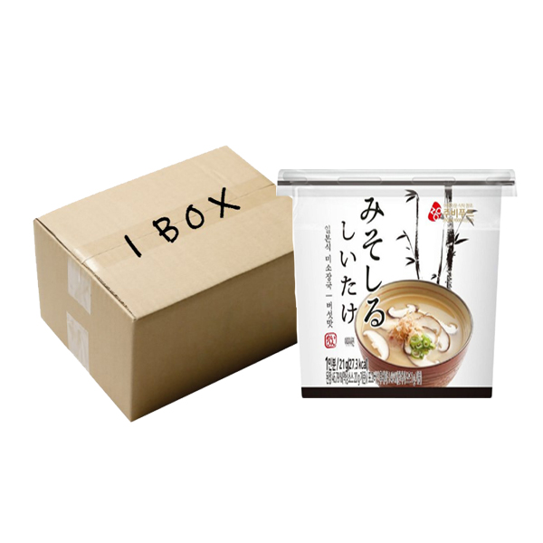 주비푸드 컵국 미소장국: 버섯맛
