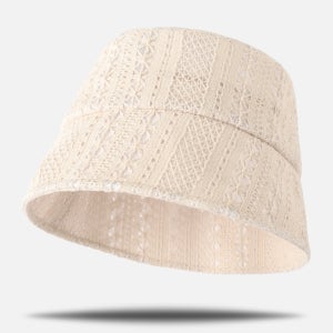 국내제작 여름 여성버킷햇 크로셰 니트 벙거지모자 썸머햇