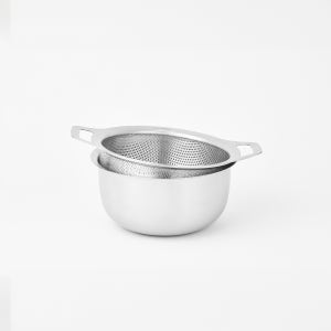 스틸웍스 스테인리스 스틸 믹싱볼+펀칭볼 세트 18cm