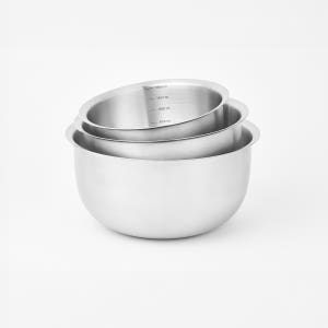 스틸웍스 스테인리스 스틸 믹싱볼 3P 세트