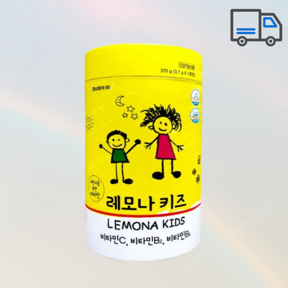 경남 제약 레모나 키즈 추어블 돌아기 츄어블 구미 젤리 100정