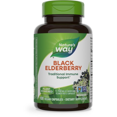네이쳐스웨이 <b>블랙 엘더베리 575mg</b> 100캡슐