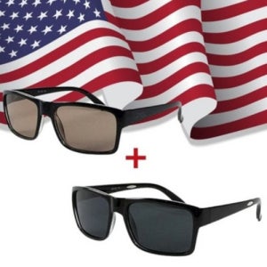 트랜스옵틱스선글라스 1+1 (변색편광선글라스+자석클립편광선글라스)