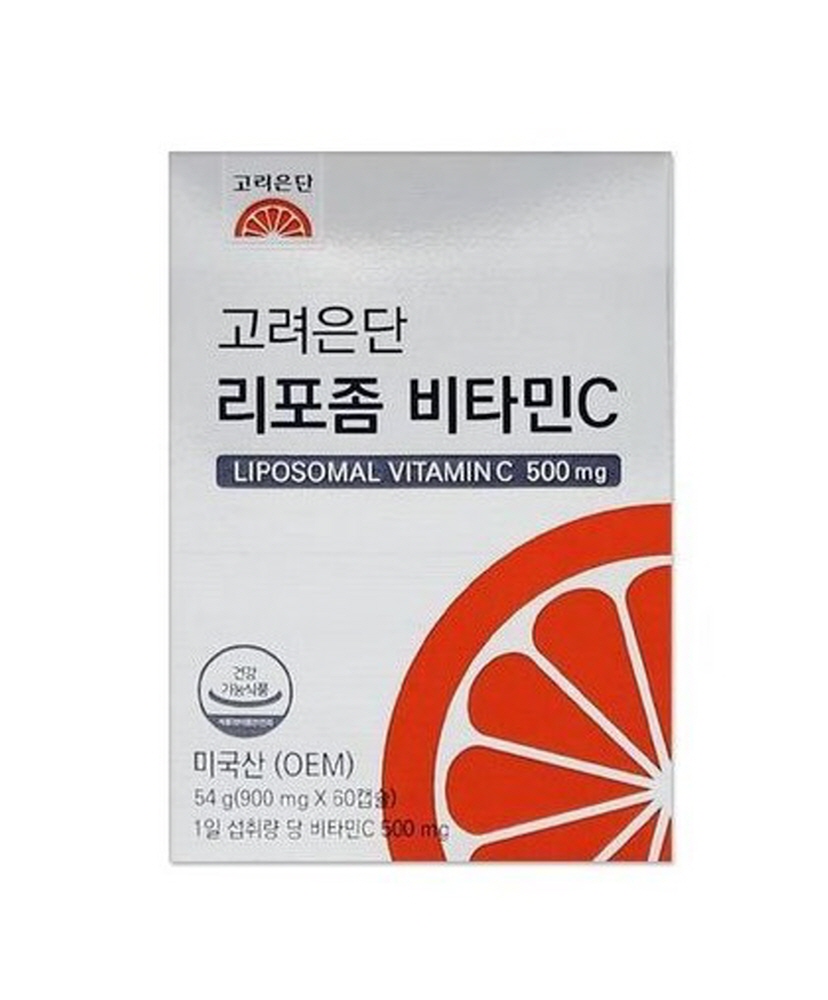 리포좀 비타민C 500mg 60캡슐 비타민씨 1개