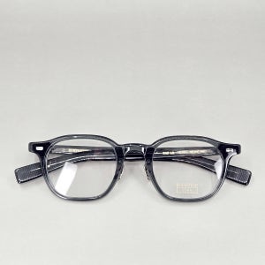 아이반7285 EV-343 LR c141 반투명 그레이 웰링턴 사각 타입의 코받침 뿔테안경