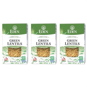 Eden 에덴 그린 렌틸 콩 454G 3개