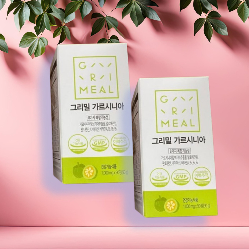 <b>그리밀</b>가르시니아 뱃살빼는약 지방분해알약 90정, 2개
