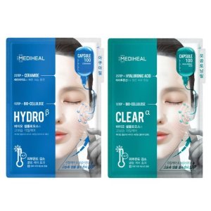 메디힐 바이오 세컨덤 캡슐100 마스크팩 5P 클리어알파 하이드로베타 수분 진정 보습 케어