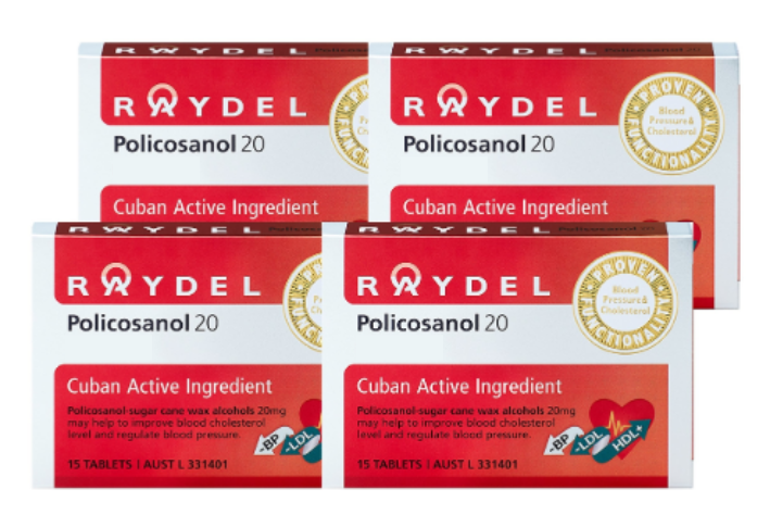 <b>RAYDEL POLICOSANOL 20</b> 쿠바산 <b>레이델 폴리코사놀 20</b> 30정, 3개
