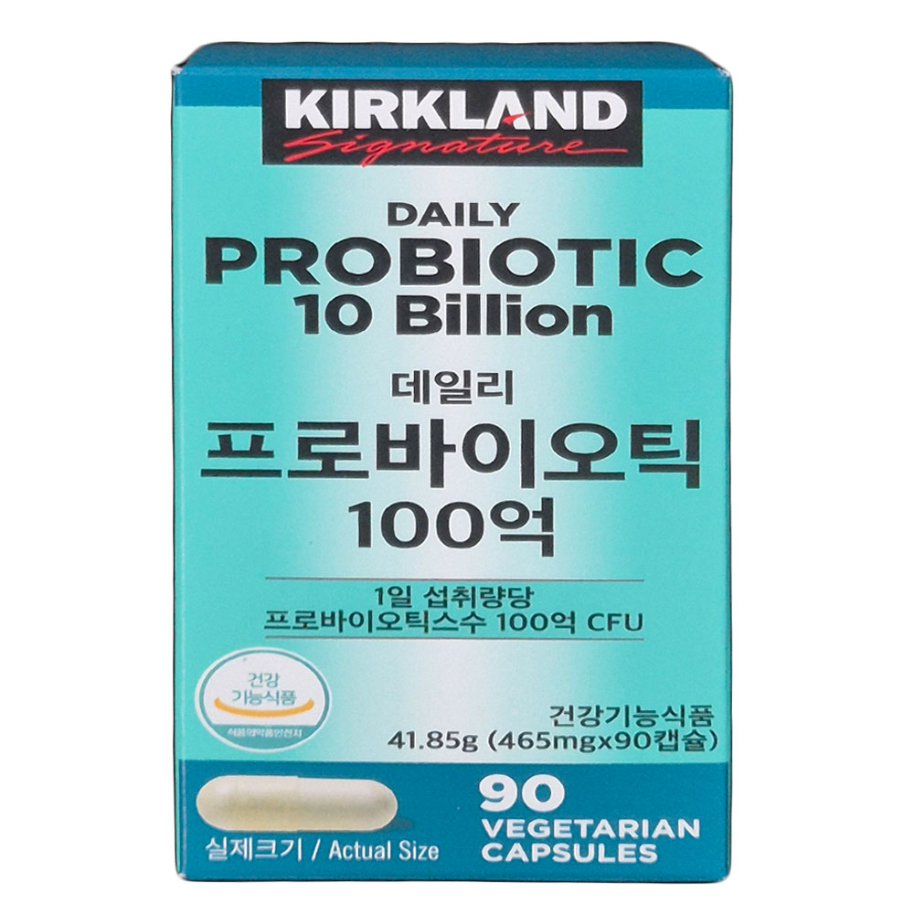 커클랜드 <b>데일리 프로바이오틱</b> 100억 465mg x 90캡슐 코스트코 유산균