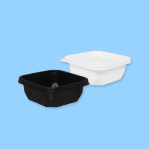 일회용 소스컵 용기 사각 소 100ml 배달 포장용기 (뚜껑별도) 2000개