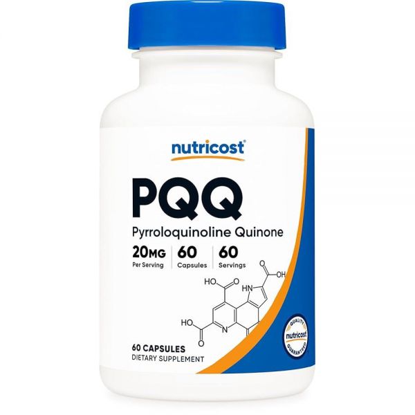 뉴트리코스트 <b>PQQ 피롤로퀴놀린 퀴논</b> 20mg 캡슐 60정