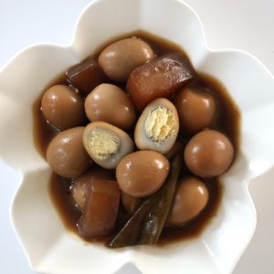 [여우마을 수제반찬] 촌스러운 곤약꽈리고추 메추리알 장조림 320g