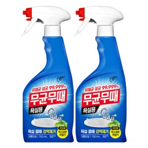 피죤 무균무때 욕실용 750ml, 2개