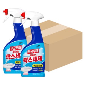 피죤 무균무때 뿌리는 락스세제 욕실청소용 750ml, 12개