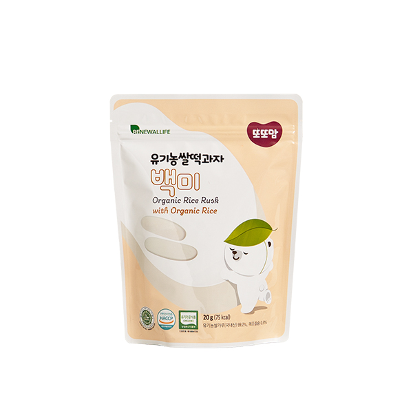 또또맘 유기농쌀떡과자 백미 성분 분석