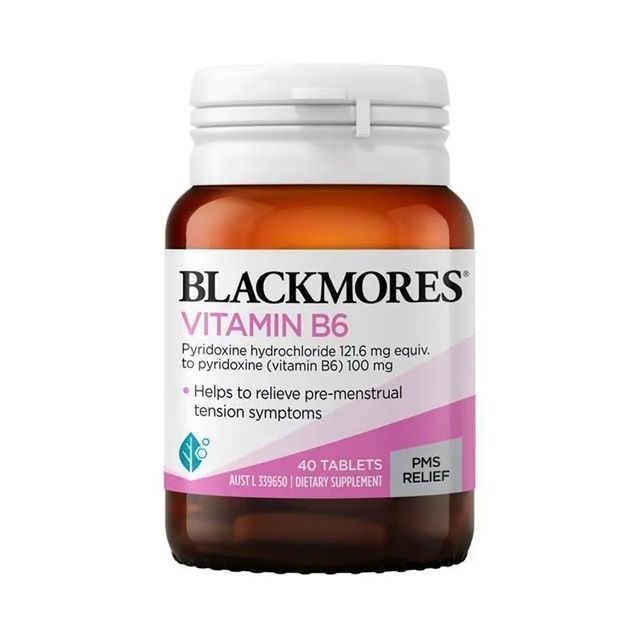Blackmores <b>블랙모어스 비타민 B6</b> 100mg 40정