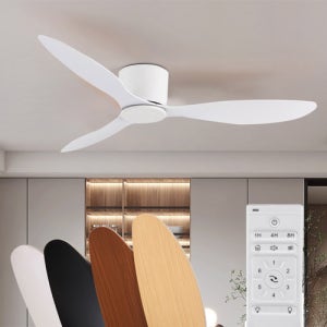 포커스 루엔 화이트 실링팬 52사이즈 리모컨 BLCD모터 KC AS 2년 풍향조절 저소음