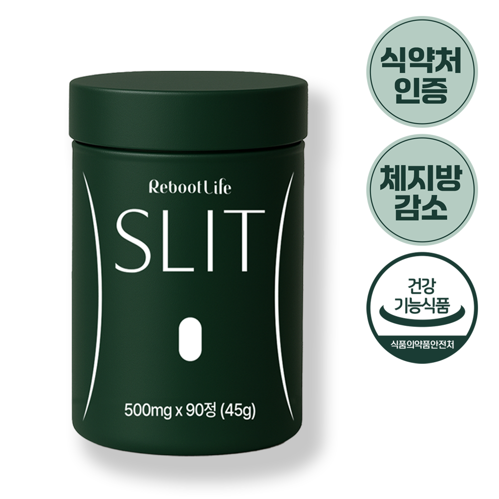 돌외잎 영양제 리부트 슬릿 AMPK 다이어트 보조제 체지방감소 개별인정형 45g, 2개