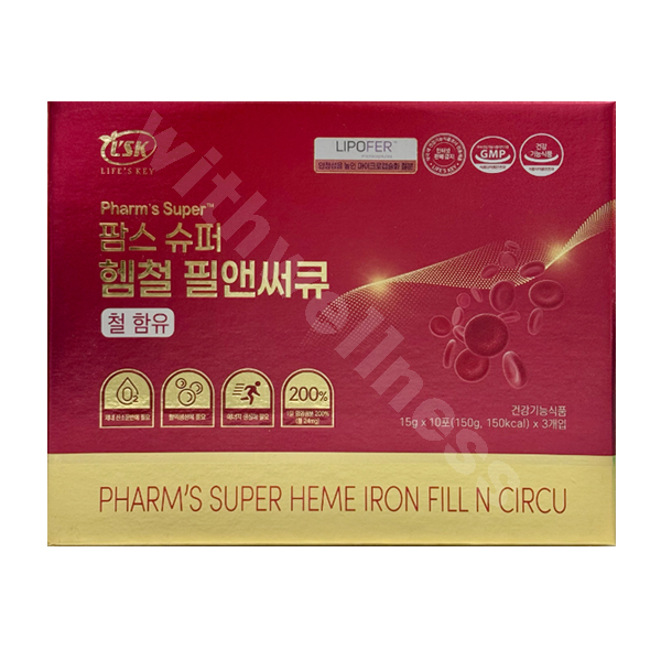 <b>팜스 슈퍼 헴철</b> 필앤써큐 30포 전칠삼추출물