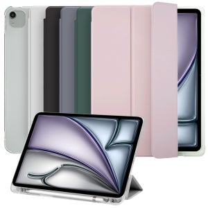 아이패드 에어 13 7세대 6세대 케이스 M3 M2 애플펜슬 수납 반투명