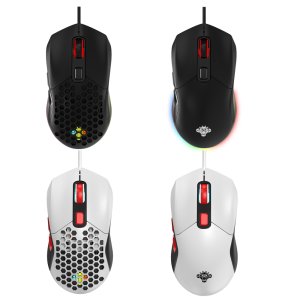GDEVIL G100 TRANS RGB 경량 게이밍 마우스 화이트