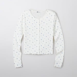 스파오 플라워 긴팔 가디건 SPLWF49G11