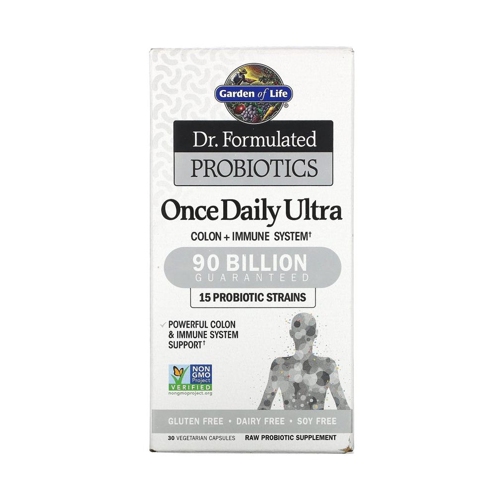 가든오브라이프 <b>닥터 포뮬레이티드 프로바이오틱스 원스 데일리 울트라 900억</b> 베지캡슐 30정