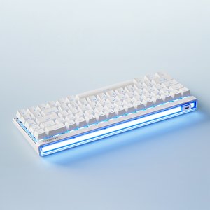 MCHOSE 마이콩 Ace 68 Air 래피드 트리거 자석축 키보드 스노우 화이트, 자신축