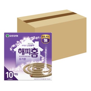 해피홈 모기향 10개입, 60개