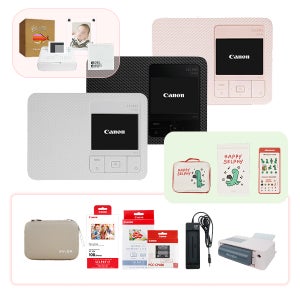 캐논 셀피 CP1500 포토프린터 RP-108 KC-36IP 인화지 카세트 아이리버 케이스+배터리+충전기 +한정판 조구만 패키지