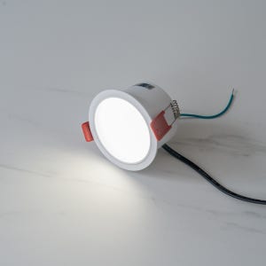[가성비조명] 75mm (3인치) 움푹다운라이트 매립형 LED조명 슬림 에코 플리커프리 8W, 전구색