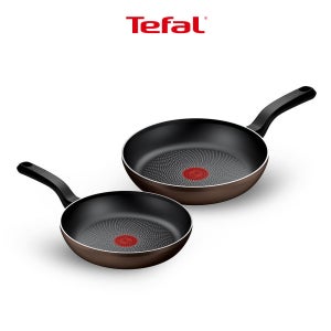 [2종세트] 테팔 인덕션 라이트쿡 프라이팬 22cm + 프라이팬 24cm
