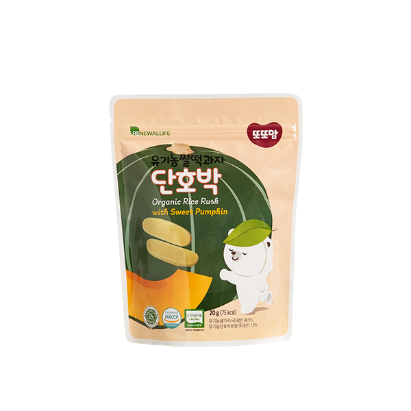 또또맘 유기농쌀떡과자 단호박 성분 분석