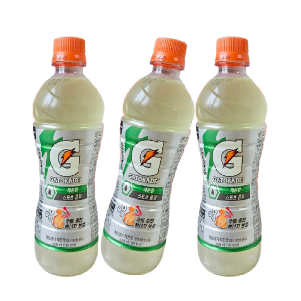 <b>게토레이</b> 레몬 600ml 24개 이온음료 스포츠음료