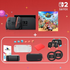 닌텐도 스위치2 본체 마리오카트 월드 세트(다운로드 버전) + 올인원 패키지 세트