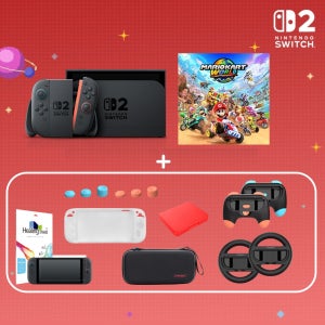 닌텐도 스위치2 본체 마리오카트 월드 세트(다운로드 버전) + 올인원 패키지 세트