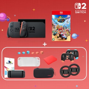 닌텐도 스위치2 본체 마리오카트 월드 + 올인원 패키지 세트