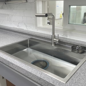 엠보코팅 사각싱크볼858+올스텐배수구세트 엘리엘리 고급형 리폼볼 사각싱크볼 교체