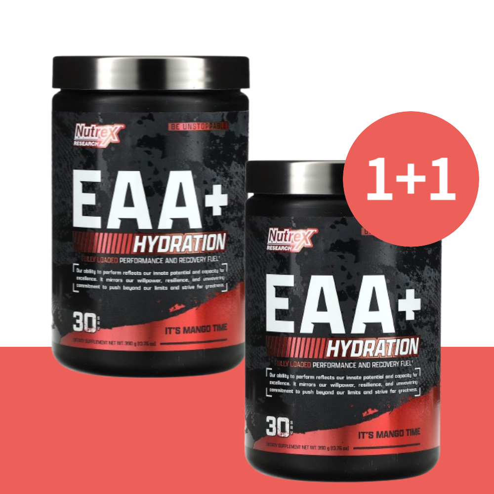 뉴트렉스 운동전 <b>부스터</b> EAA 필수 아미노산 하이드레이션 <b>잇츠</b> 망고 타임 390g(1+1)