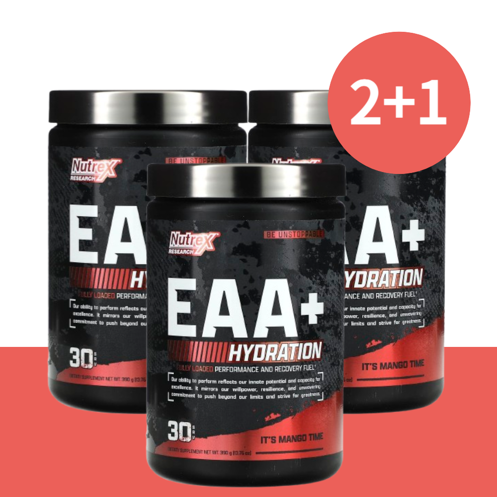 뉴트렉스 운동 <b>부스터</b> EAA 필수 아미노산 하이드레이션 <b>잇츠</b> 망고 타임 390g(2+1)